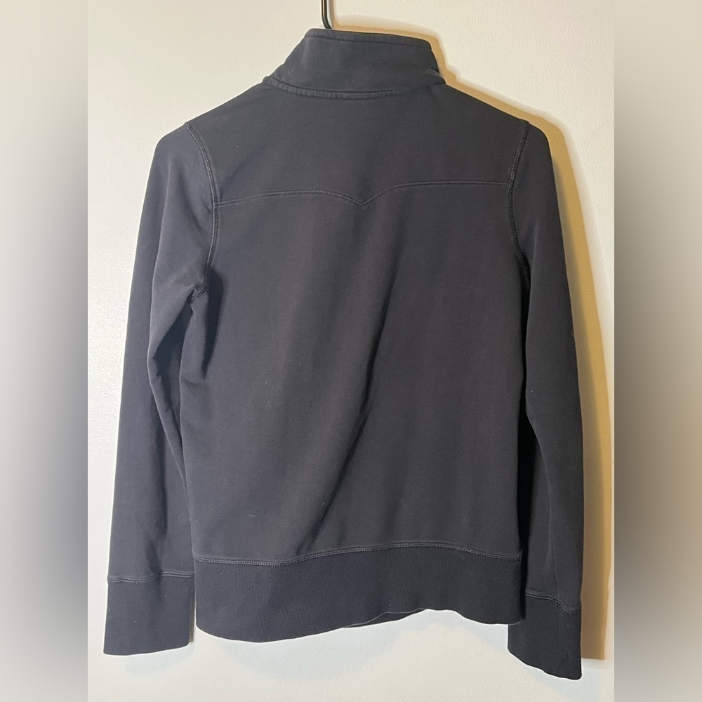 Black Athletic zip up size Small - Picture 2 of 2